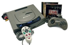 Sega Saturn Console HST-3200 2xController 2xGame Soft NTSC-J Japan #381