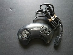 Sega Genesis 16 Bit Console Tested Working OEM Power Cord & Controller Working