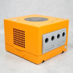Nintendo GameCube Spice Orange Console NTSC U-C/J Region Switch Mod From JAPAN