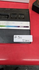 Atari 2600 Black Console w/ 2 Joysticks and 5 games 1 unknown