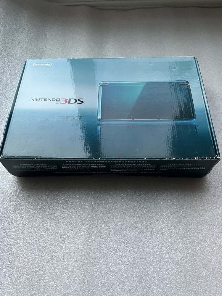Nintendo 3DS Handheld System In Box Aqua Blue – excellent condition Japan