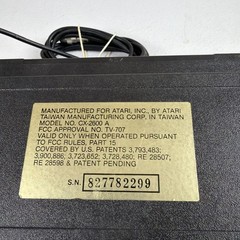 Atari 2600 Video Computer System Model CX-2600 A – Console Only PARTS/UNTESTED