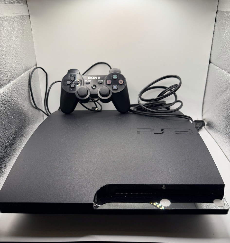PS3 CECH-2001A Black Console with Cables and Controller