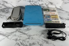 Nintendo Wii Game System Console Bundle RVL-101 Blue w/ Wii Play & Controllers