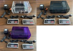 Nintendo Entertainment System NES Consoles clear black, purple, white- FAST SHIP