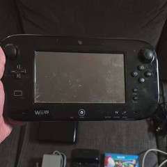 Nintendo Wii U Black 32GB Console Bundle GamePad + Super Mario Bros U