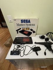 Sega Master System Console Complete in Box CIB – Tested & Works With 5 Games