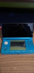 Nintendo 3DS Aqua Blue Handheld Gaming System(read Distraction Please Read)