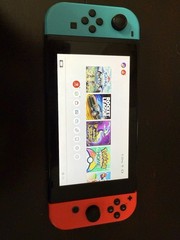 Nintendo Switch 32GB Console 5 Joycons and 64 GB MicroSD Charger and Dock Bundle