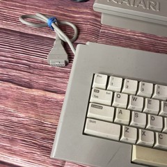 Atari XEGS Console, Keyboard Untested As-Is For Parts with Games And Manuals