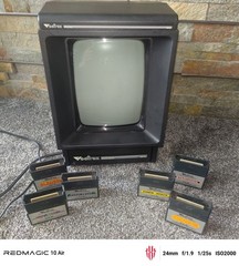 1982 VECTREX CONSOLE HOME ARCADE SYSTEM HP 3000 ,controller n 6 games