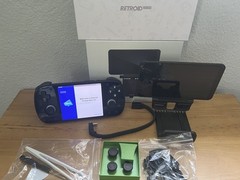 Retroid Pocket Mini V2 w/ Dual Screen Attachment + Mods, Extras, Accessories