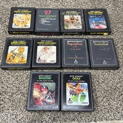 Atari 2600 System Bundle with Console, 30 Games, Joystick, Paddles, and More LOT