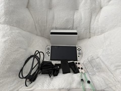Nintendo Switch OLED Model HEG-001 Handheld Console – 64GB – White