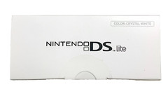 Nintendo DS Lite Rare Asian Release + Extra Battery! – Crystal White Color
