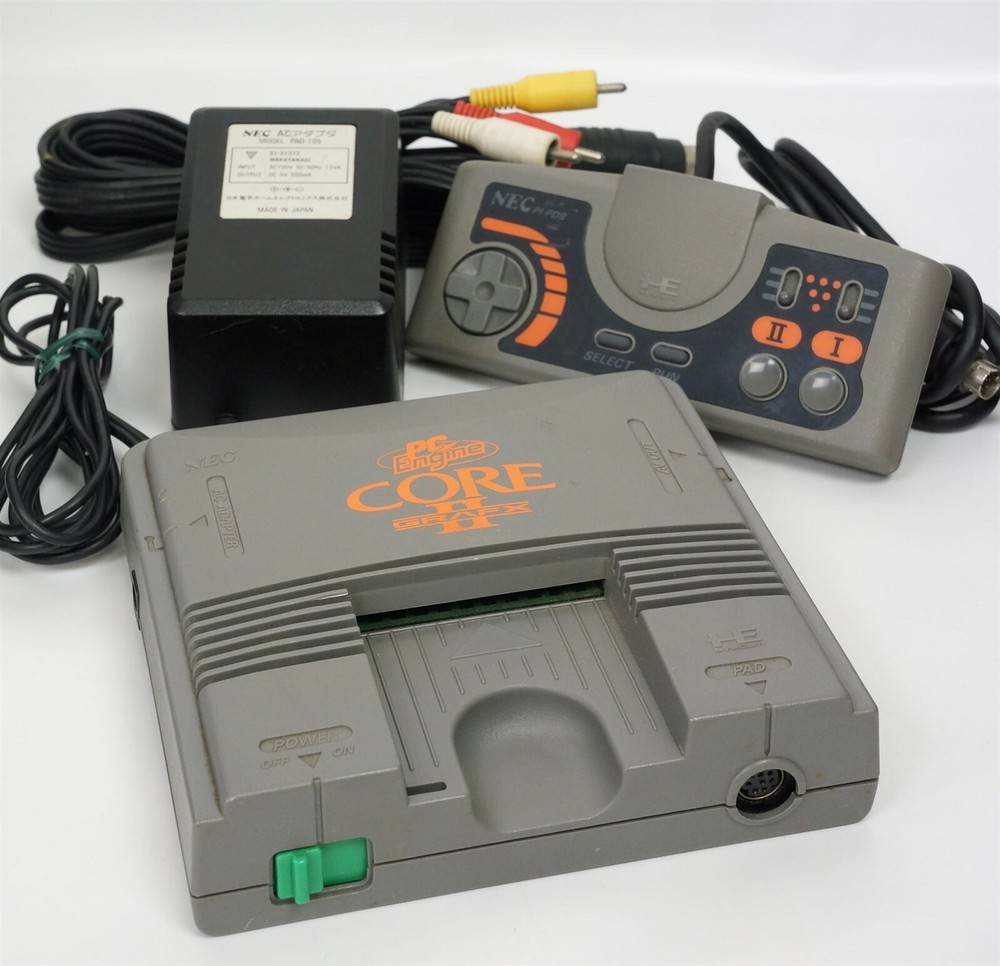 PC Engine CORE GRAFX II 2 PI-TG7 Console Tested System JAPAN 1X035216A
