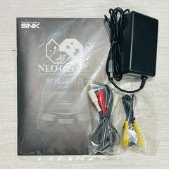 [UNUSED] SNK Neo Geo CD Console CD-T01 Black Complete Set 2 Controllers Box