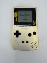 Nintendo Game Boy Color PIKACHU GOLD & SILVER – GBC Gameboy RESTORED NEW BODY