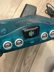 Nintendo N64 Funtastic Ice Blue Console Bundle 3 Games Controller Tested Works