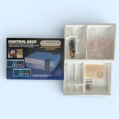 Nintendo NES Control Deck Empty Box Only Styrofoam Some Inserts 1986 VGC