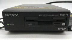 MSX SONY MFDD Micro Floppydisk Drive HBD-F1 HIT BIT 100V 10W 50/60Hz As Is