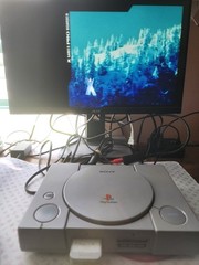 Playstation 1 SCPH-5501 Bundle 1 Controller 10 Games And Manual. Tested