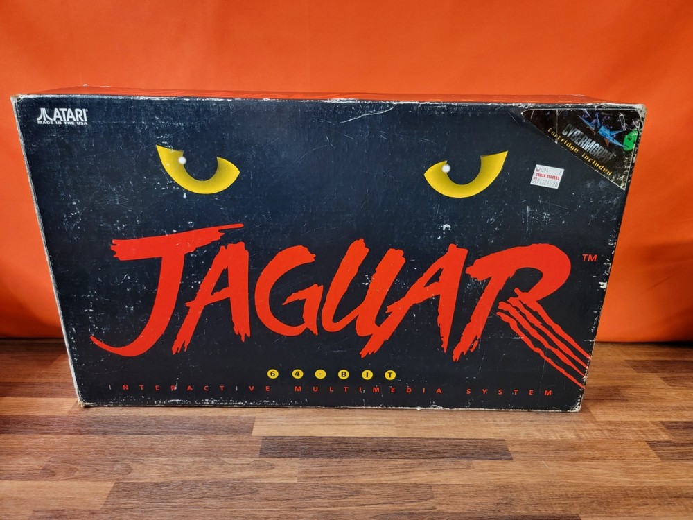 Atari Jaguar 64-Bit Interactive Multimedia System Console CIB ~ Tested & Works