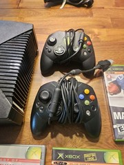 Original Microsoft Xbox Console BUNDLE Controllers/Games/Cables Tested/Working!