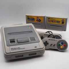 Nintendo Super Famicom Console system w/ Super Mario Kart Super Mario Collection