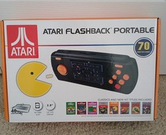 Atari Flashback Portable Deluxe With 70 Built In Games 2.8 LCD Display SD Slot