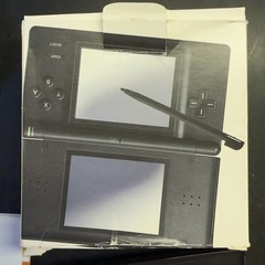 Nintendo DS Lite Handheld System w/ Box Charger & Manual – Black – Excellent CIB
