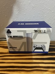 SJGAM M15 Plus Retro Video Game Console White 4K HDMI 2.4G Wireless Controllers