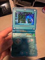 Nintendo Game Boy Advance SP IPS Screen – Metroid Shell