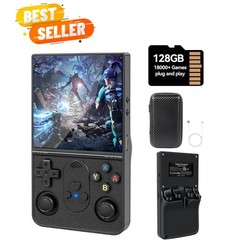 S600 Retro Handheld Game Console, 4 Inch 720p IPS Screen, 128GB with 18,000+ …