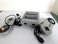 Unbranded Super Famicom Classic Mini Game Console W/ Controller & Cords Tested