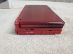 Nintendo 3DS Flame Red Handheld Console Bundle Animal Crossing New Leaf Charger
