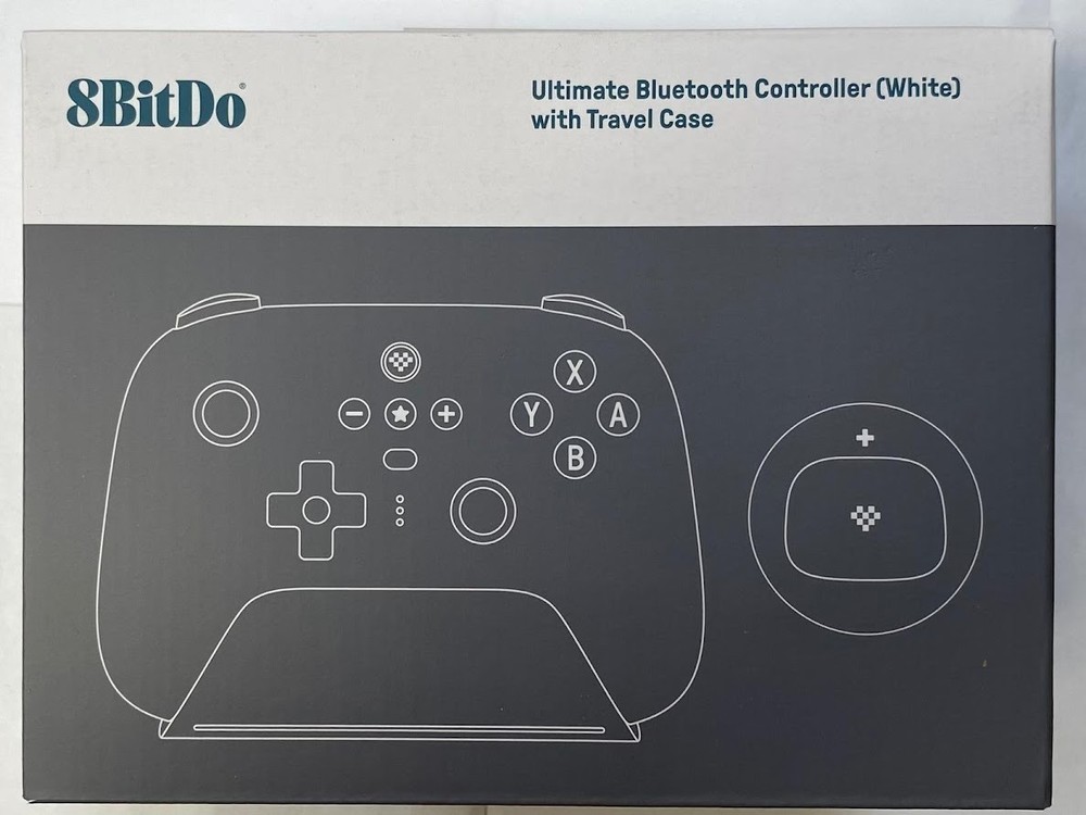 8BitDo Ultimate Bluetooth Wireless Controller with Travel Case Special (White)
