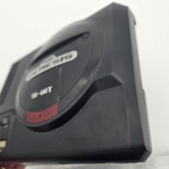 Sega Genesis 16 Bit Model 1 Console Only W/ RF Cable *missing Side Cover* Tested