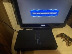 Sony PlayStation 2 PS2 Fat Console with Memory Card & Controller