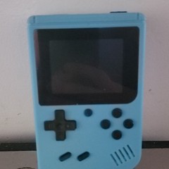 SIMPLI-MAGIC Blue Handheld Game Console 4GB 480p USB-C Headphone Jack