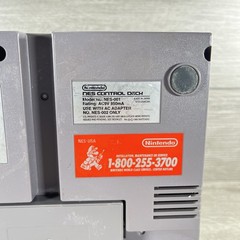 Original Nintendo NES Console Bundle Cords OEM Controller w/ RC Pro-AM Game
