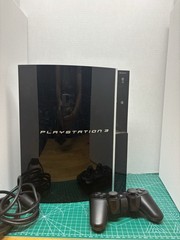 Sony PlayStation 3 Fat Black Console Tested and Working