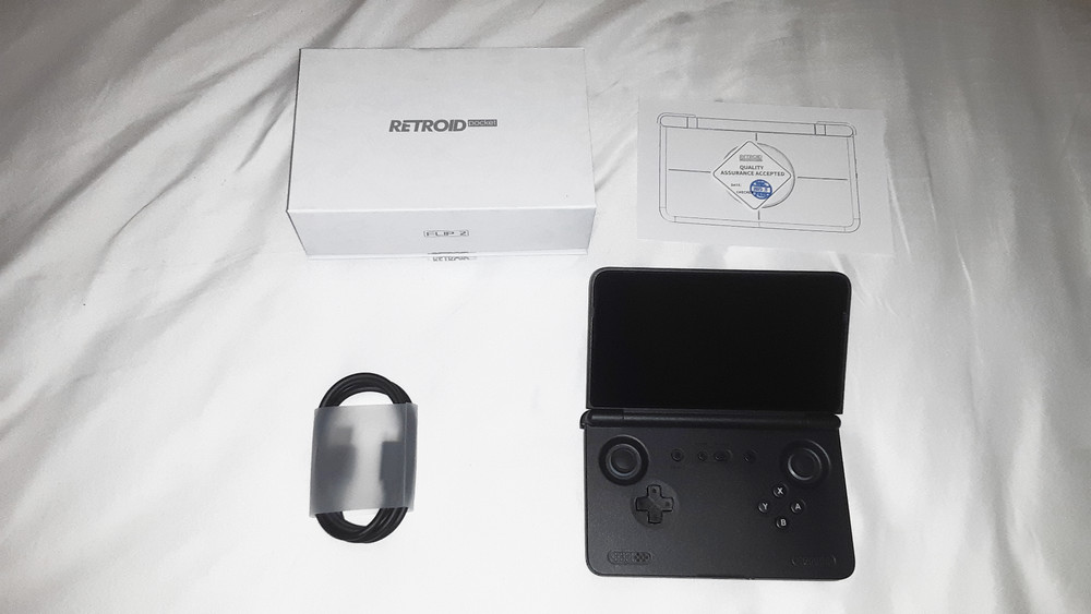 Retroid Pocket Flip 2 Handheld D1100 / Black – Android 13 – Open Box Complete!