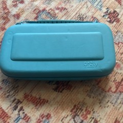 Nintendo Switch Lite Console Turquoise Tested/Working With Carrying Case &1 Game