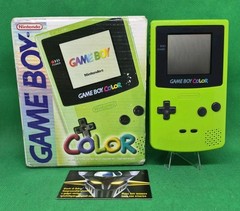 NINTENDO Electronics GAME BOY Gameboy COLOR mod CGB-0O1 Green Lime 1999 Working!