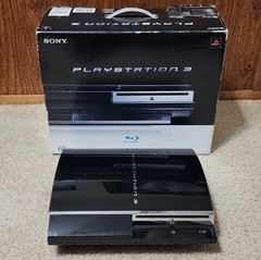 Playstation 3 PS3 Fat #CECHA01 – Backwards Compatible Console 4 Port USB Read!