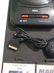 Sega Mega Drive 2 Console PAL Used Complete With 3 Games