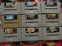 Super Nintendo SNES Bundle with 9 Games and 2 Controllers Tested and Working
