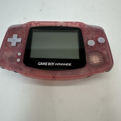 Nintendo Game Boy Advance AGB-001 Transparent Pink Console Bundle Tested Works