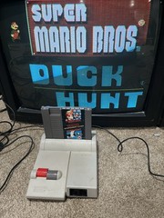 Nintendo NES Top Loader Console HVC101 OEM Authentic Tested Works W/ Game & RF